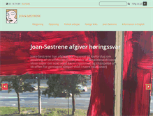 Tablet Screenshot of joan-soestrene.dk